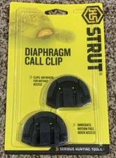 NEW~ Hunters Specialties 06899W2 Strut Diaphragm Call Clip 2 Per Pack