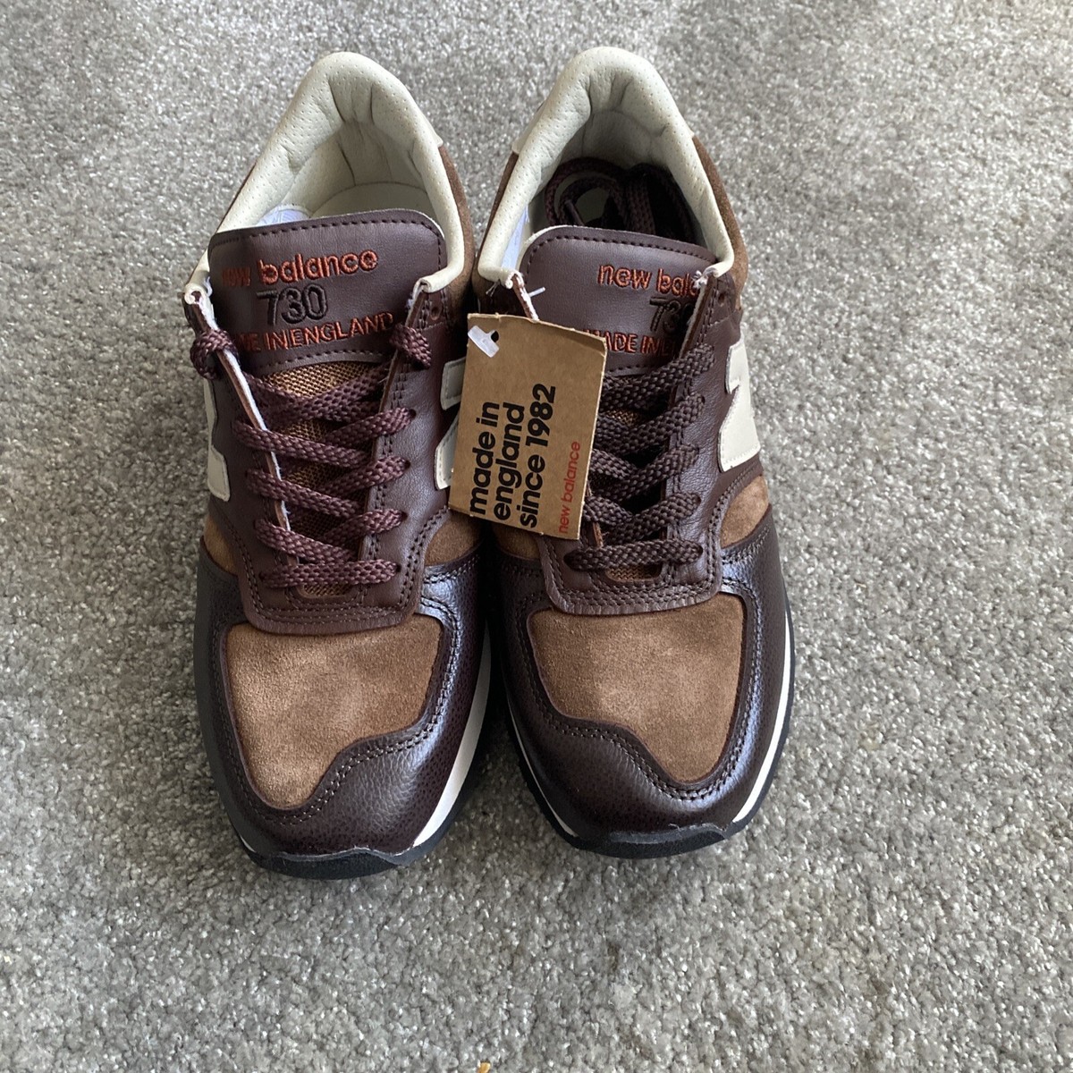 New Balance 730 Made in NB/M670/Made in England/25.0cm/Brown 