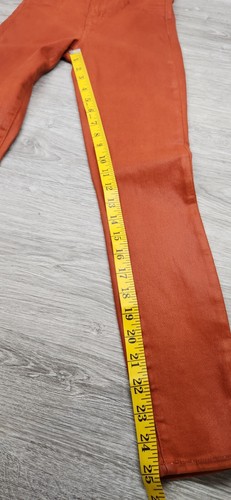 L'agence Pants Women’s Size 22 Orange Margot Skinny High Rise Stretch Paris - Picture 5 of 9