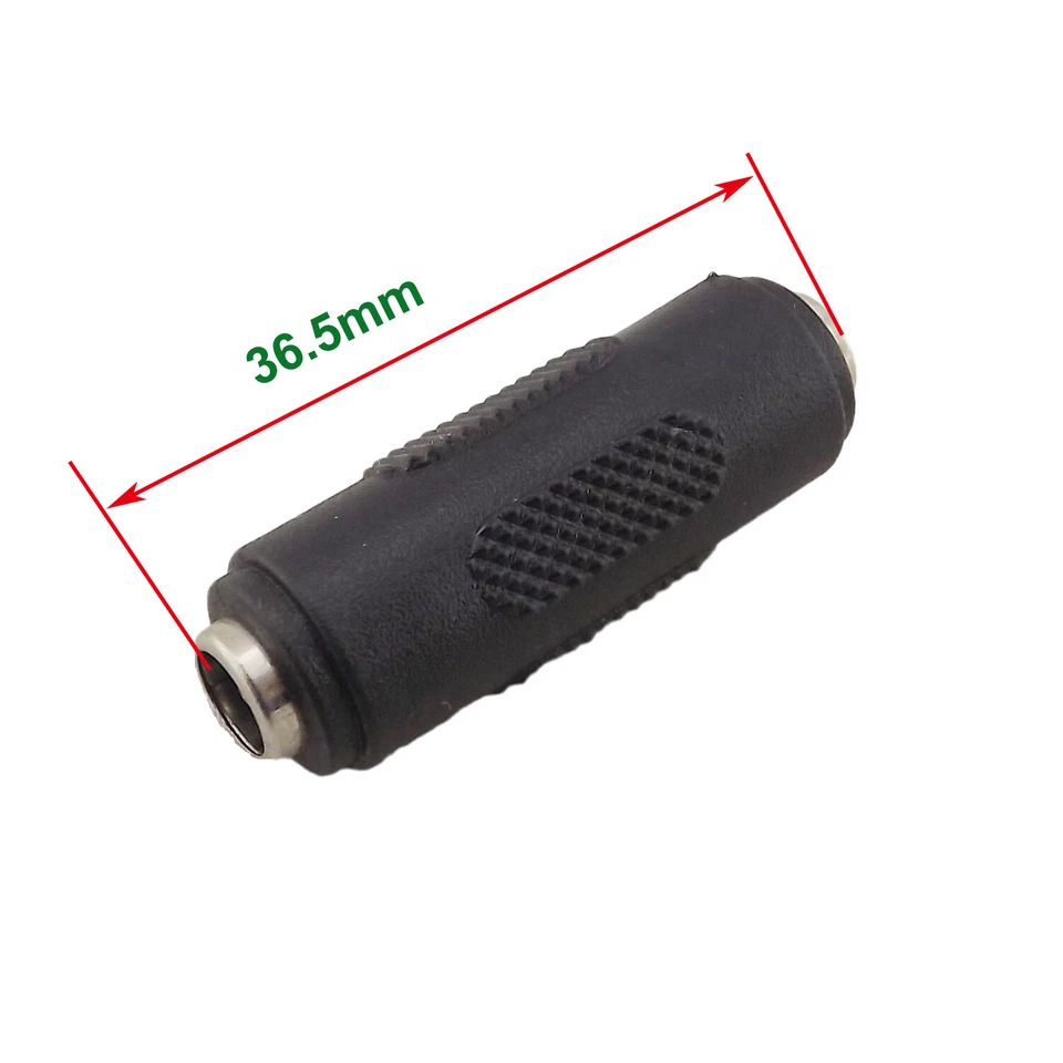 5.5mm x 2.1mm Female to 5.5mmx 2.1mm Female Jack CCTV DC Power Adapter Connector - Image 4 of 4