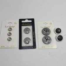 Vintage Button Lot La Mode 47171 23310 Italy Dill Germany Mackintosh