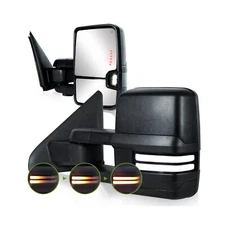 Switchback Towing Mirrors for 2002-2008 Dodge Ram 1500 2003-2009 Ram 2500 350...