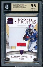 Sammy Watkins Rookie Card 2014 Crown Royale Rookie Silhouettes Red #204 BGS 9.5