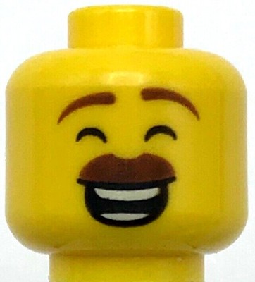 lego head mustache