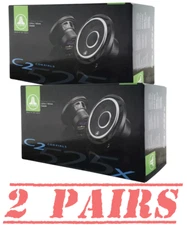 2 Pairs Jl Audio C2-525x 5 1/4" 2 Way Coaxial Car Speakers