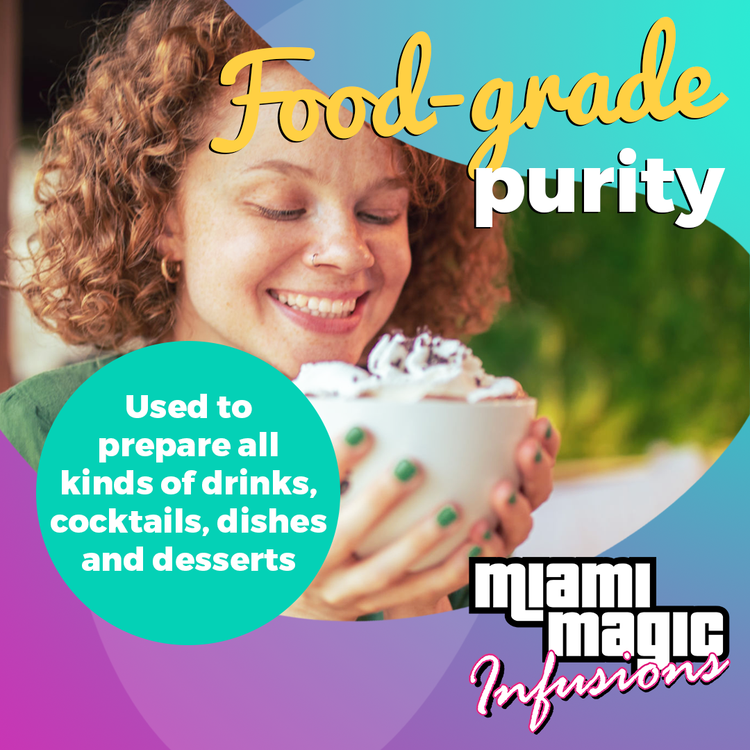 Miami Magic Whipped Cream Chargers, 3.3 Liters (2 kg) of Cylinder Cream