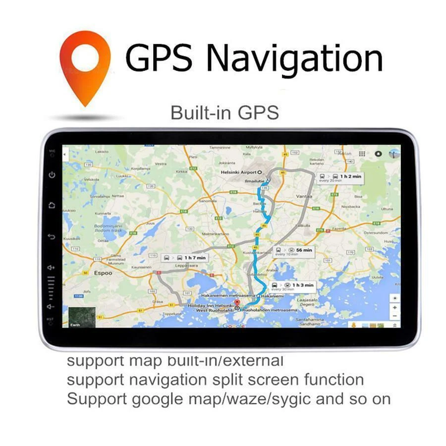 Android автомобиля стерео радио сенсорный экран GPS-плеер WiFi Bluetooth 1 + 16GDouble DIN - Изображение 4 из 4