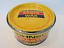 Original SC Johnson 16oz Paste Wax Polish Partial Can Original Formula