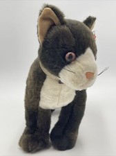 Ty Classic Mystery Cat with Tags Brown 12" Retired