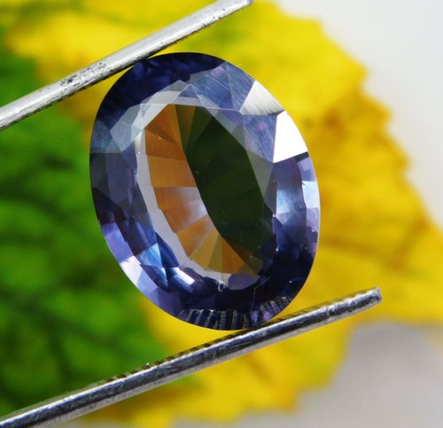14.25 Ct Natural Color Change Alexandrite Oval Cut Certified Loose Gemstone