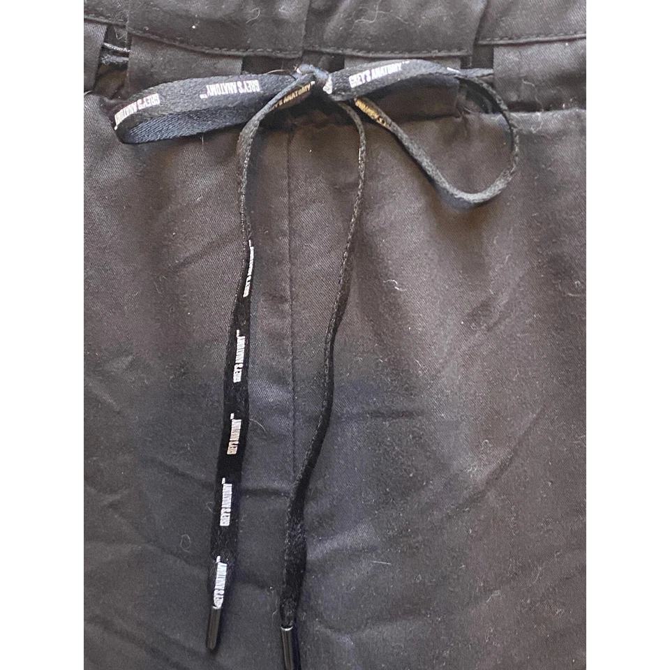 Pantalones de Anatomía Grises Para Hombre Ropa de Trabajo Médica Extra Grande Cordón Exfoliante Negro Foto 2 de 4