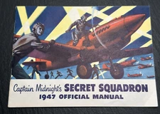 1947 CAPTAIN MIDNIGHT'S SECRET SQUADRON OFFICIAL MANUAL H53