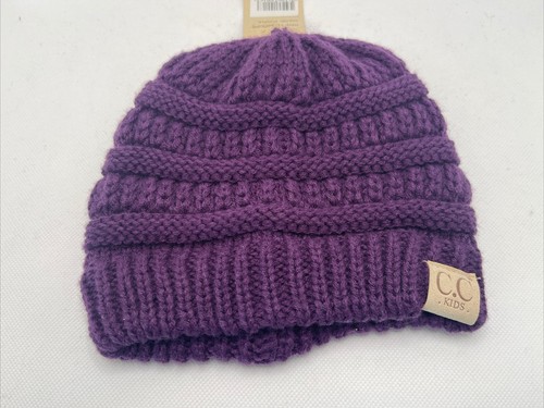 CC Kids Beanie Hat NWT purple - one size