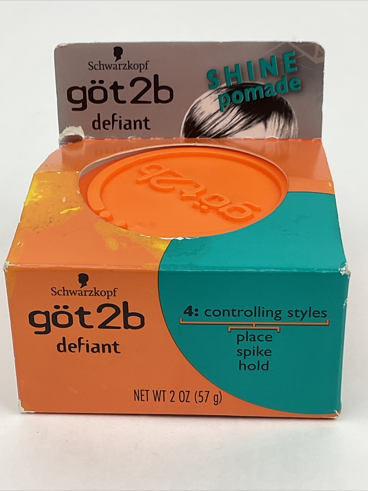 Schwarzkopf Got2B Defiant Shine Pomade Controlled Styles or Hold Hair
