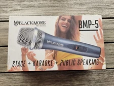 Blackmore Pro Audio Dynamic Microphone, Gray (BMP-5) Pre Owned In Box