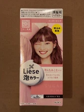 Kao LIESE Soft Creamy Bubble Foam Hair Color Prettia Dying Kit (SUAR PINK)