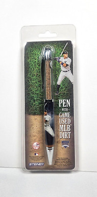 NY Yankees Aaron Judge Pen with Yankee Stadium  Game Used Dirt Steiner NIP