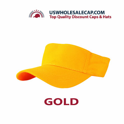   Plain Cotton Visor back Sun Beach Adjustable Hat Golf Tennis Cap Sun Visor Hat