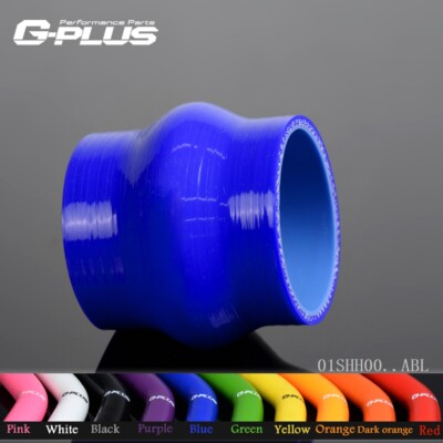 Fit For 68mm Hump Straight Blue Silicone Hose Intercooler Coupler Tube Pipe