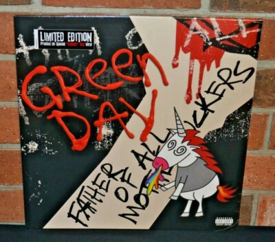 GREEN DAY - Father Of All..., Ltd 1st Press Indie CLOUDY RED COLOR VINYL LP New!