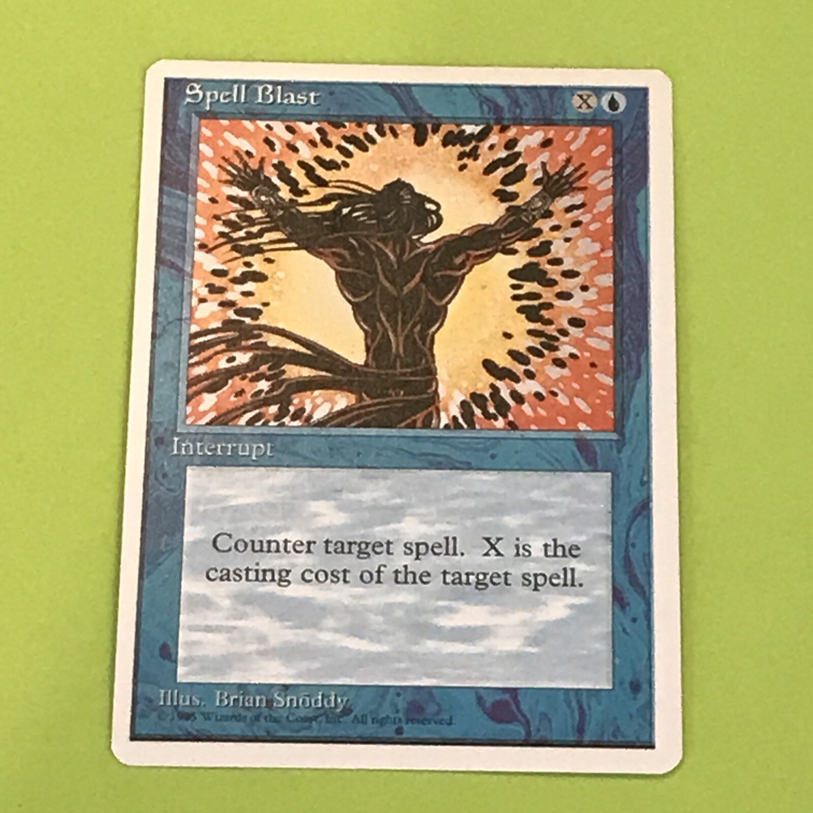 MTG - Magic the Gathering -  Fourth Edition (1995) - Spell Blast