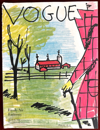 Vogue Magazine ~ March 15, 1946 ~ Priscilla Peck Bing Crosby Horst Penn Beaton - Picture 1 of 12
