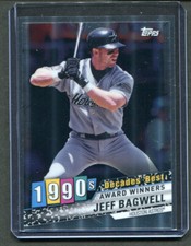 2020 Topps Series 1 Decades Best Chrome Jeff Bagwell #DBC-68 Astros