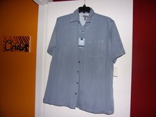 Van Heusen: Men's Large 16.5-17 Big  Tall Short Sleeve Button Down Shirt