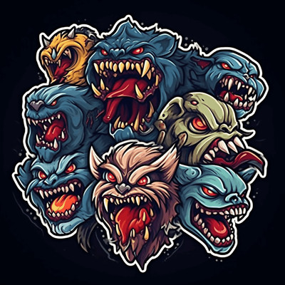 Halloween Vampire Sticker, Scary Decal Sticker, Decal for Car Truck Window