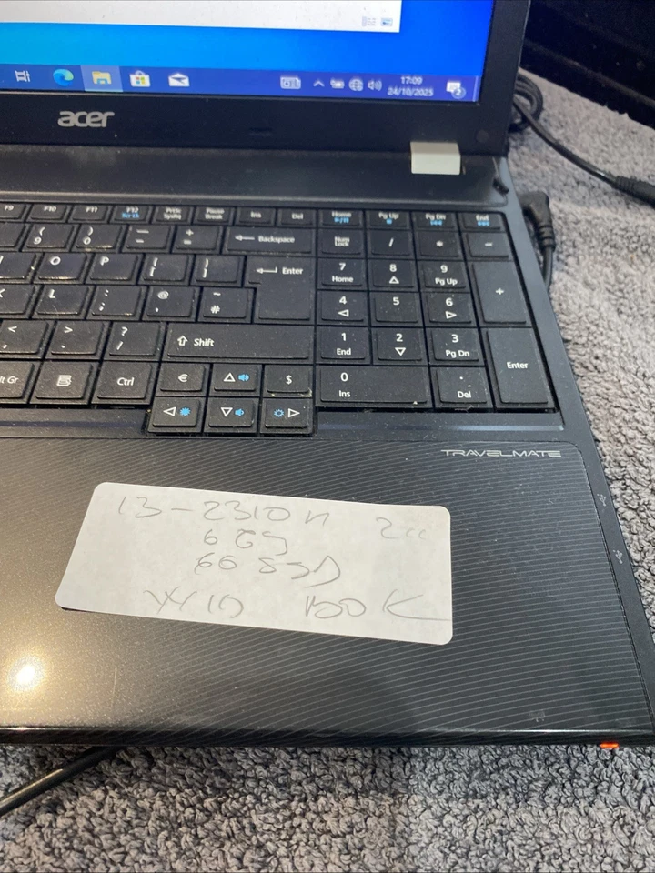 ACER TRAVELMATE 5760 I3-2310M 6GB 60ssd ( Windows 10)  - Image 4 of 4