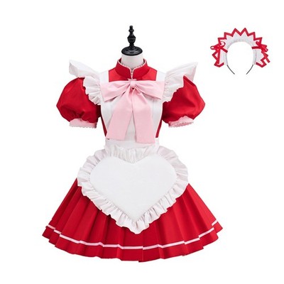 Anime Cat Maid Cosplay Costume Rapunzel Style Full Set Role Play Dress