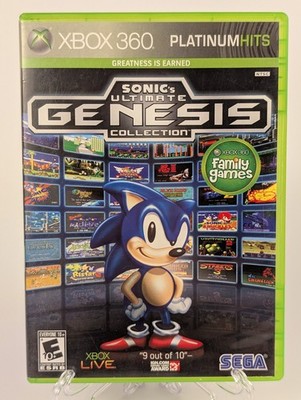 Sonic's Ultimate Genesis Collection (Xbox 360) No Manual- Tested  & Working  