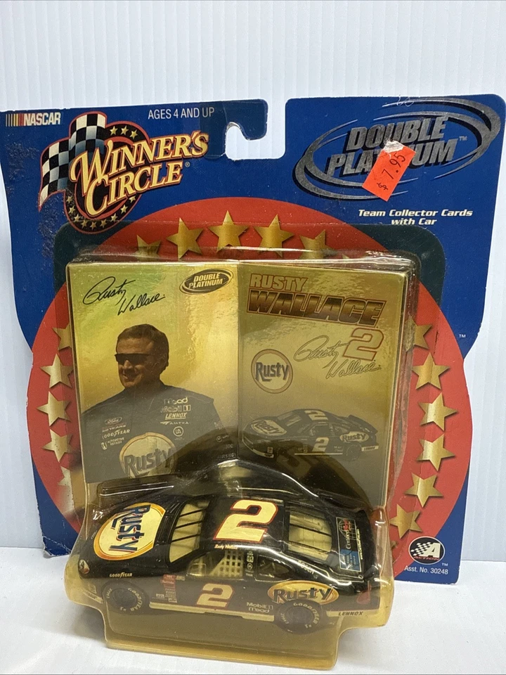 Rusty Wallace 2 Ganadores Círculo y 1 Alto Rendimiento Deportes NASCAR Die Cast Foto 2 de 4