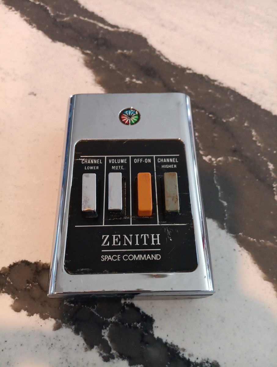 1960's Zenith Space Command 4 Push Button TV Remote Control FREE