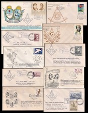 MASONERY-COVERS-ARGENTINA-LOT OF 10 COVERS-