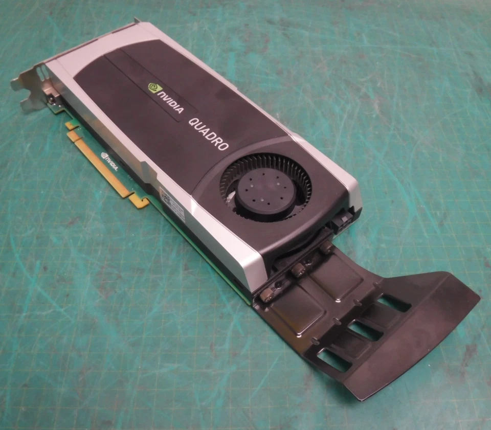 Dell NVIDIA Quadro 5000 2.5GB GDDR5 PCIe Workstation Graphics Card 0YMYKM DVI DP - Image 3 of 4