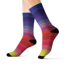Rainbow LBGTQ Pride Socks Rainbow Cosplay Outfit
