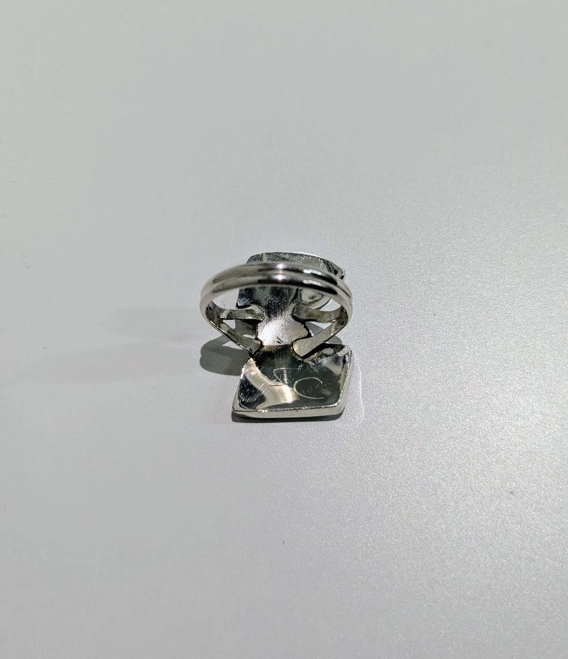 Anello personaggio cane Shenel Comosona Zuni misura 15 argento nativi america... - Immagine 4 di 4