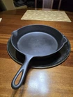 Immaculately Restored Pre WW2 Vintage #7 Single Notch Lodge Cast Iron Skillet
