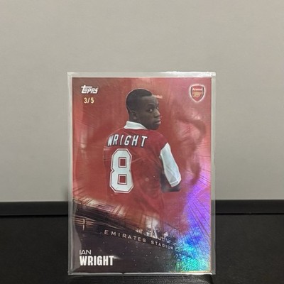 Ian Wright Northern Lights /5 Arsenal Team Set 2025-26 Topps Brandneu