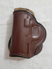 Maxx Carry 1911 Leather Paddle Holster Fits Officers And Commander LH (B8)