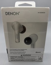 NEW Denon Wireless AH-C830NCW Active Noise Cancelling Bluetooth Earbuds Sealed