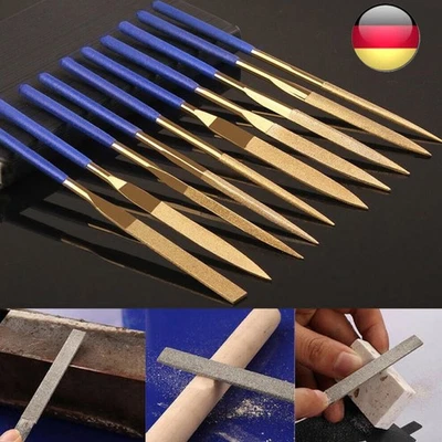 MARKENLOS Feilenset 10 tlg Klein Metallfeile, Nadelfeilen Set, Schlüsselfeilen DHL