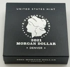 2021-D Denver Mint Morgan Dollar $1 in OGP w/ COA 99.9% Silver UNC