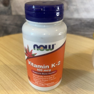 #ad NOW Foods Vitamin K 2 100 mcg Capsules 100 Count Best by date 7 27 $7.89