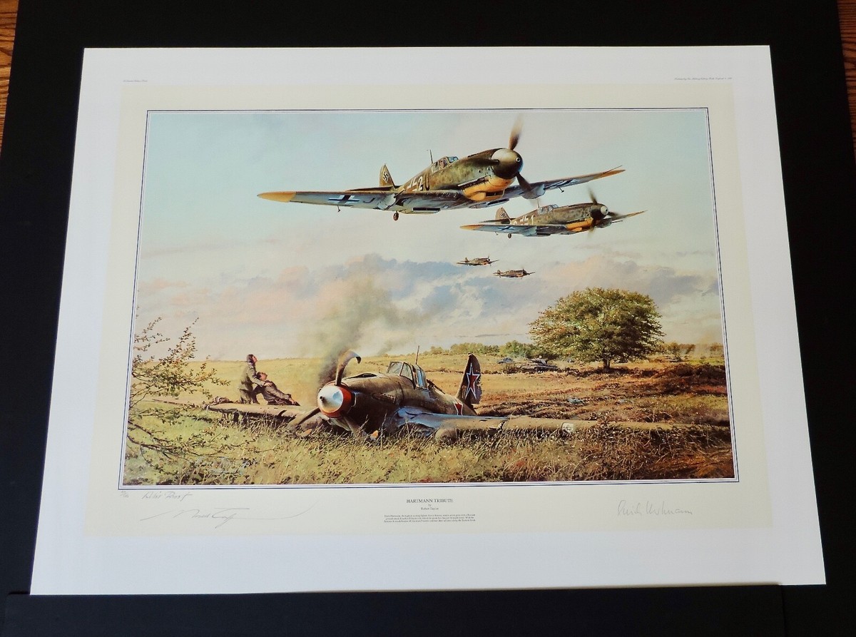 Robert Taylor - Hartmann Tribute - A/P - Flying Aces Print - MINT