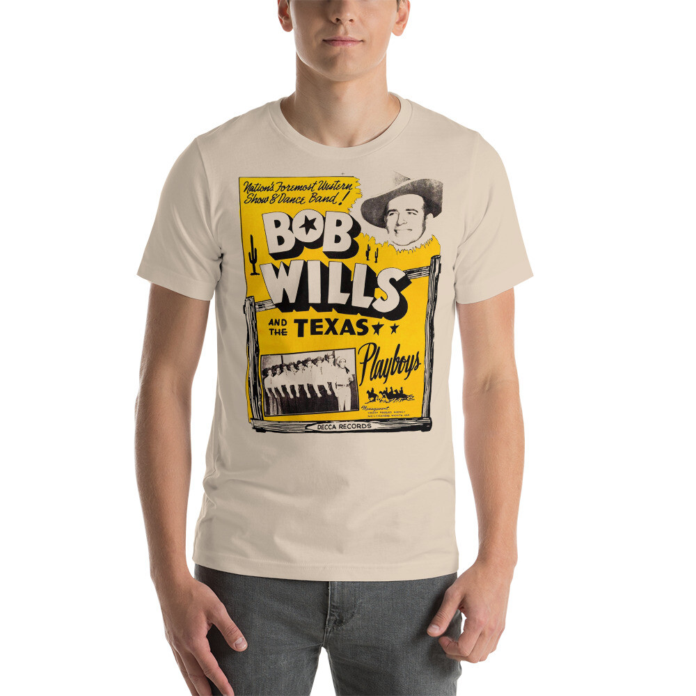 Bob Wills & The Texas Playboys Retro Playbill Style Shirt