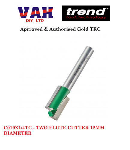 Broca cortadora recta de flauta Trend 1/4 y 1/2 vástago CraftPro TCT 2 GAMA COMPLETA - Imagen 57 de 139