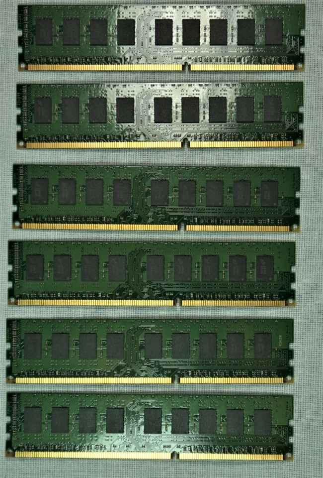 12GB 6x2GB CRUCIAL  PC3-10600E DDR3 ECC CT25672BA1339 SERVER WORKSTATION - Image 2 of 2