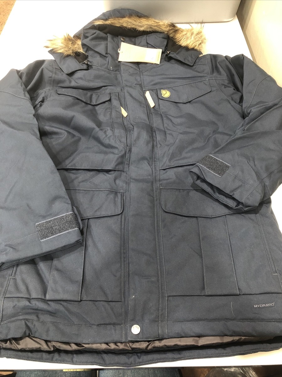 yupia※ FjallRaven Dark Navy Yupik Parka Medium | eBay